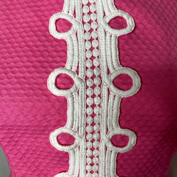 LILLY PULITZER Hot Pink Annabelle Top Sz 2 EUC! - Picture 9 of 14